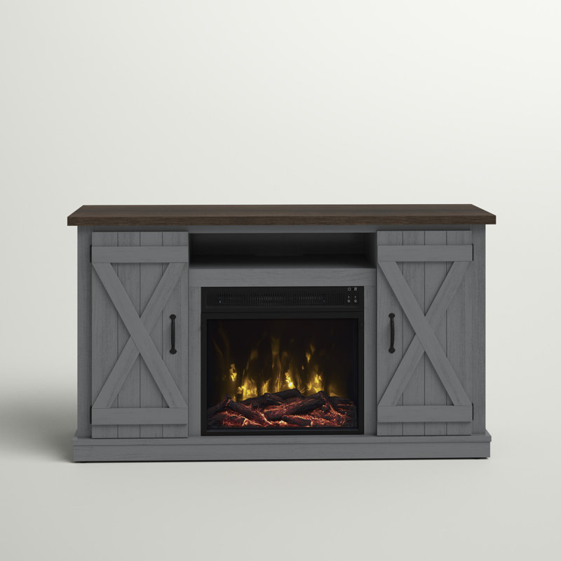 Three Posts™ Lorraine TV Stand for TVs up to 55" with Electric